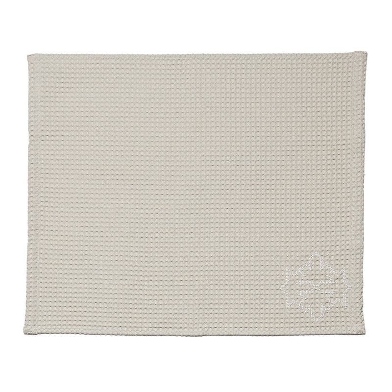 Ecru Waffle Cotton