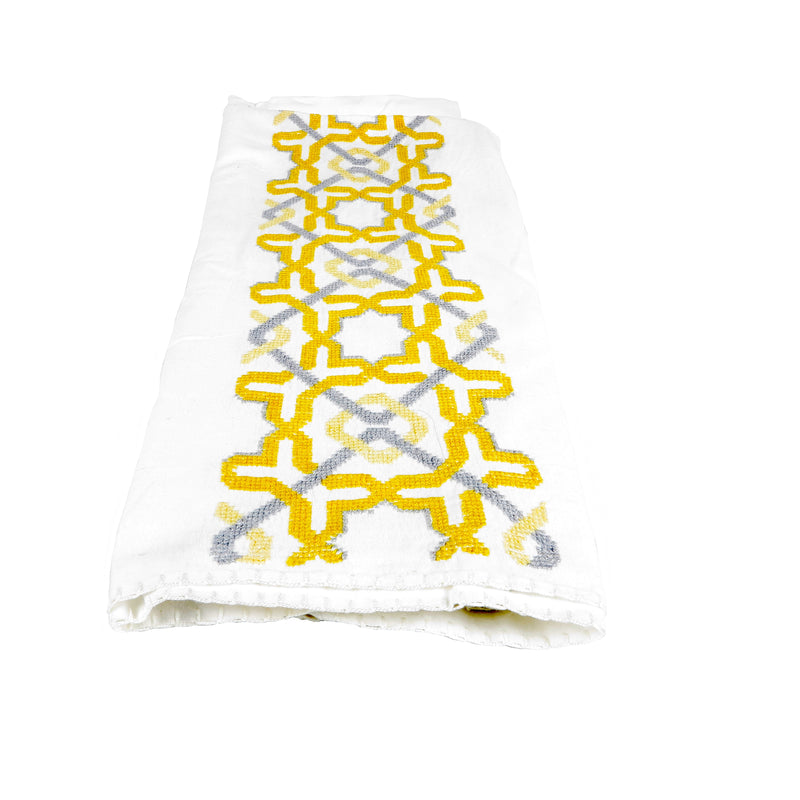 WHITE COTTON BABY BLANKET ALHAMBRA
