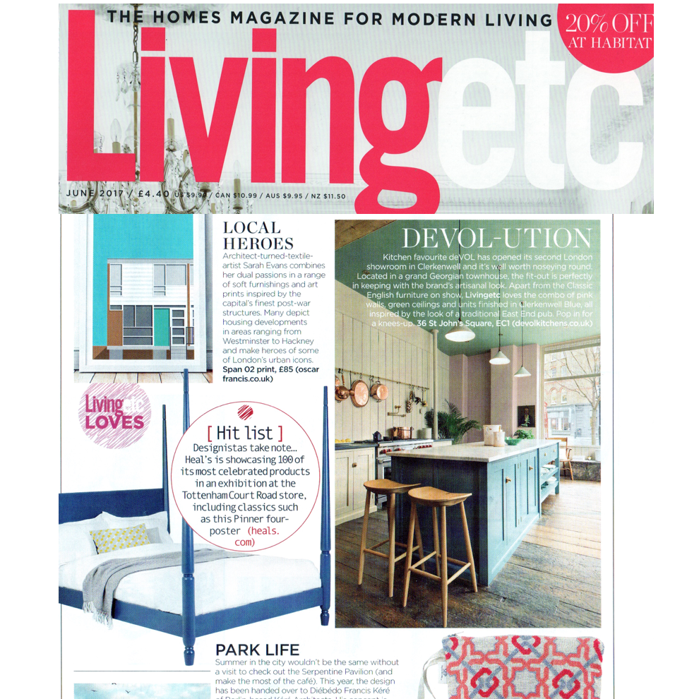 SEP featured in LivingEtc Magazine