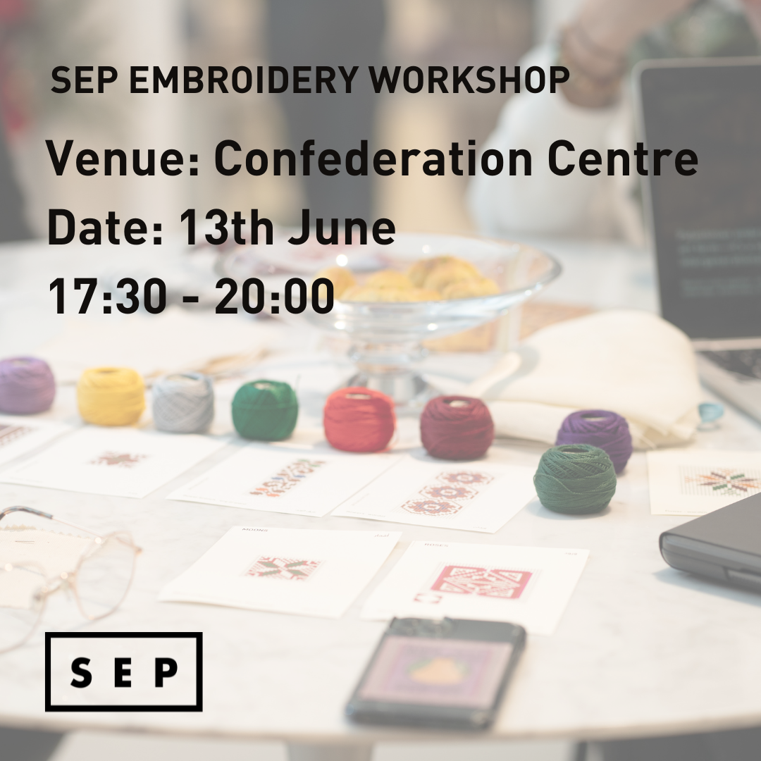 SEP TATREEZ EMBROIDERY WORKSHOP | GENEVA