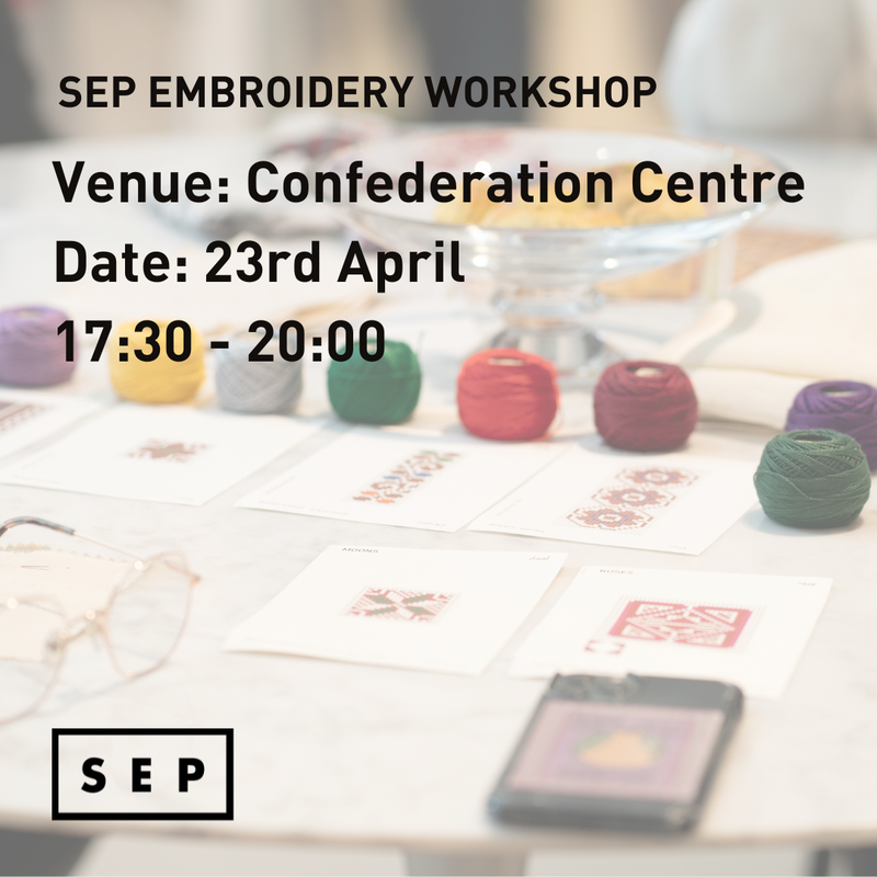 SEP TATREEZ EMBROIDERY WORKSHOP | GENEVA