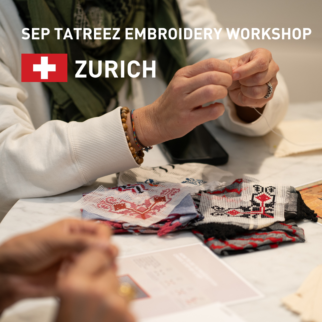SEP TATREEZ EMBROIDERY WORKSHOP | ZURICH