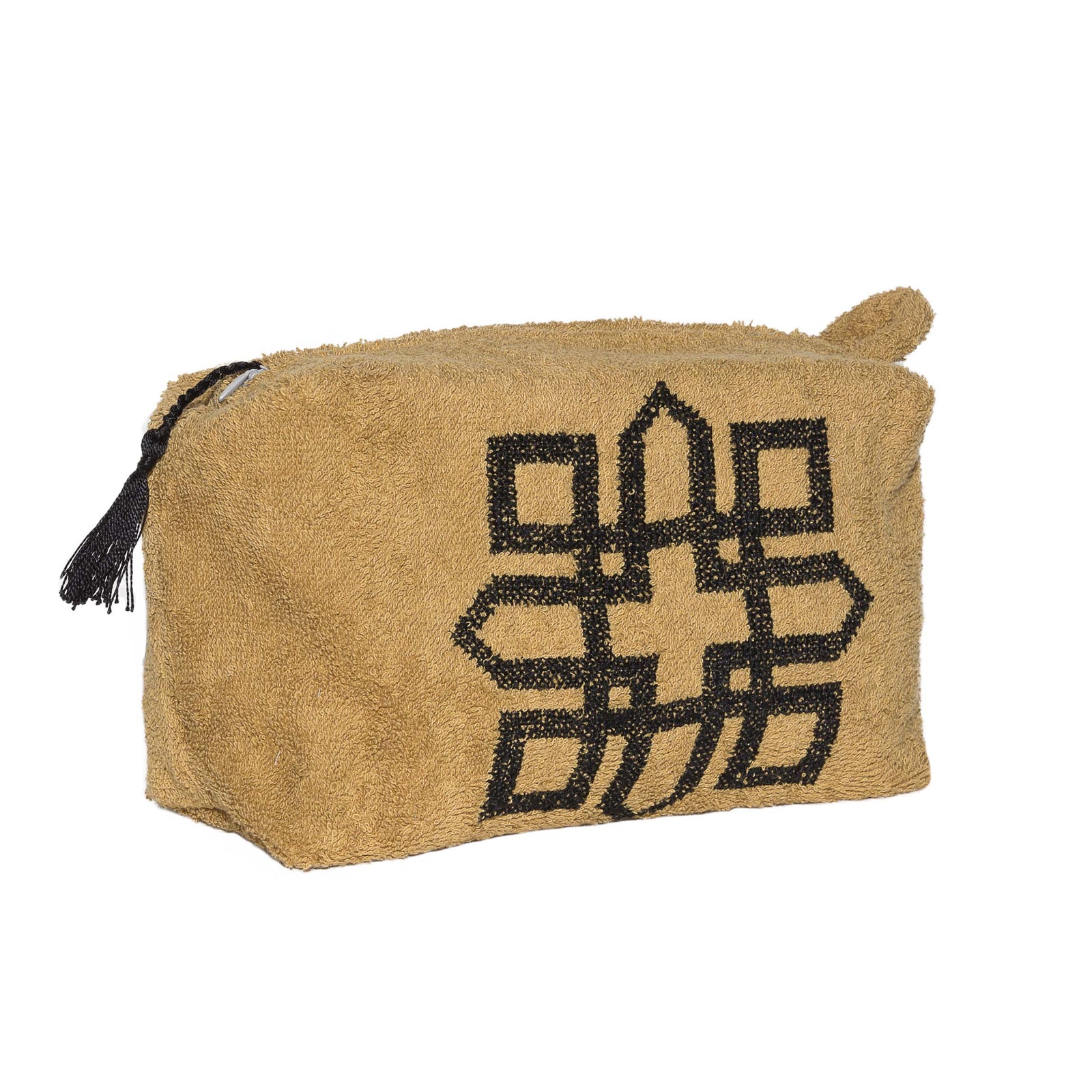 BOJ BEAUTY CASE TERRY MUSTARD