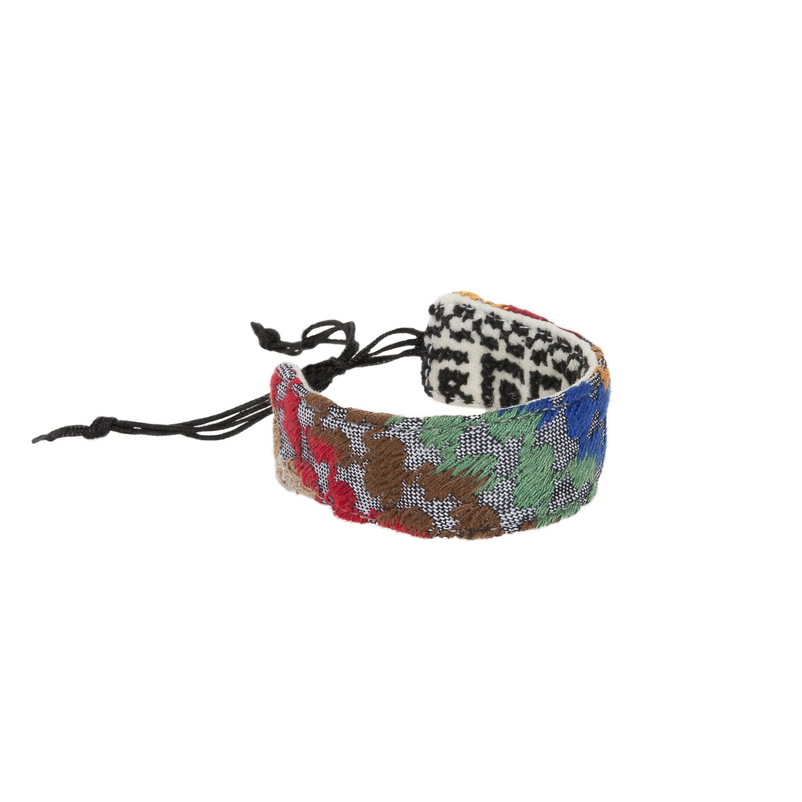 KEFFIYEH EMBROIDERED BRACELET | SET of 2