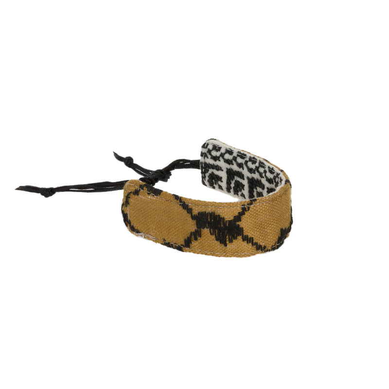 KEFFIYEH EMBROIDERED BRACELET | SET of 2