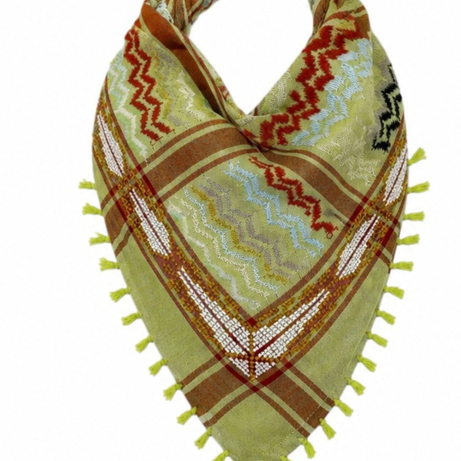 MINI MULTICOLOR COTTON KEFFIYEH