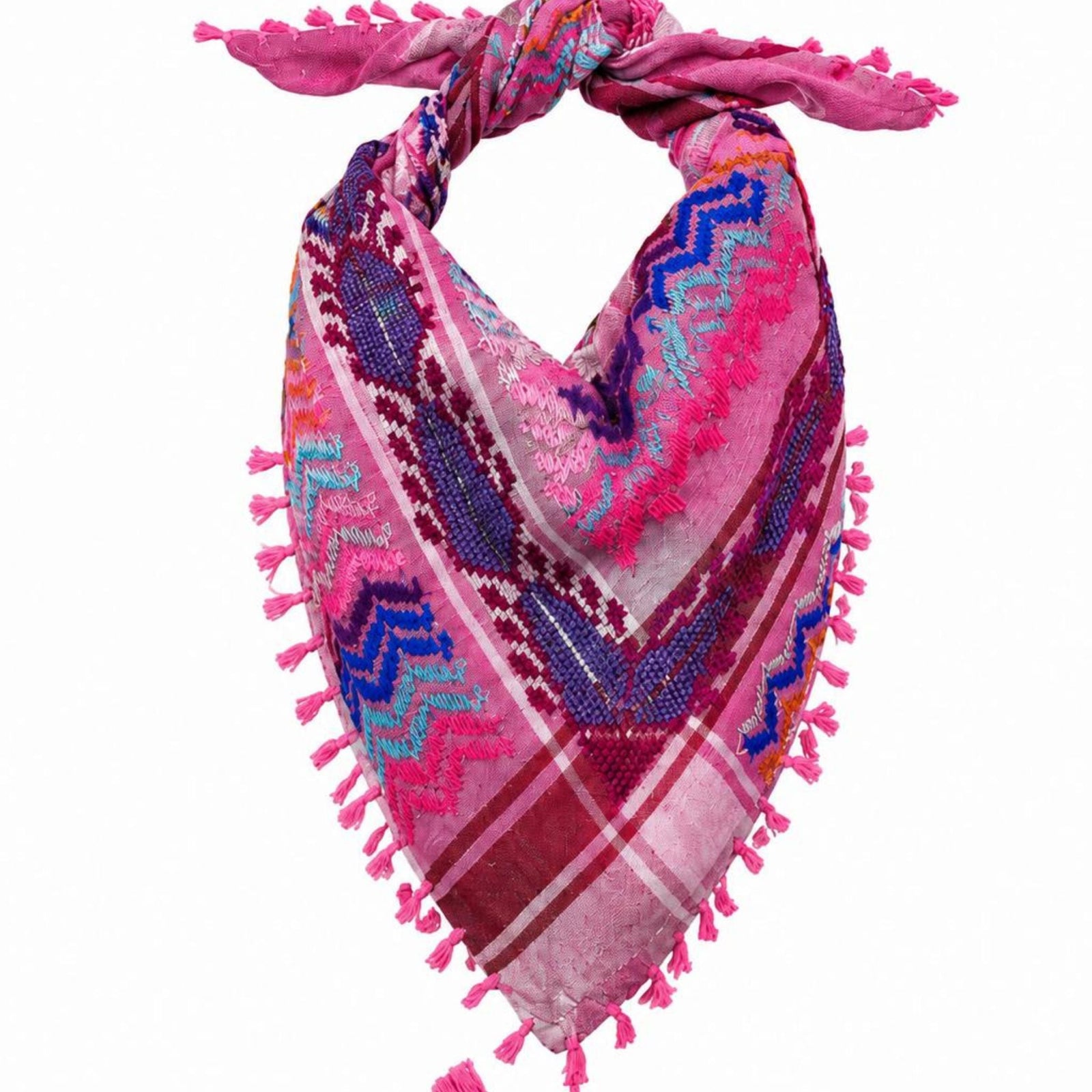 MINI MULTICOLOR COTTON KEFFIYEH