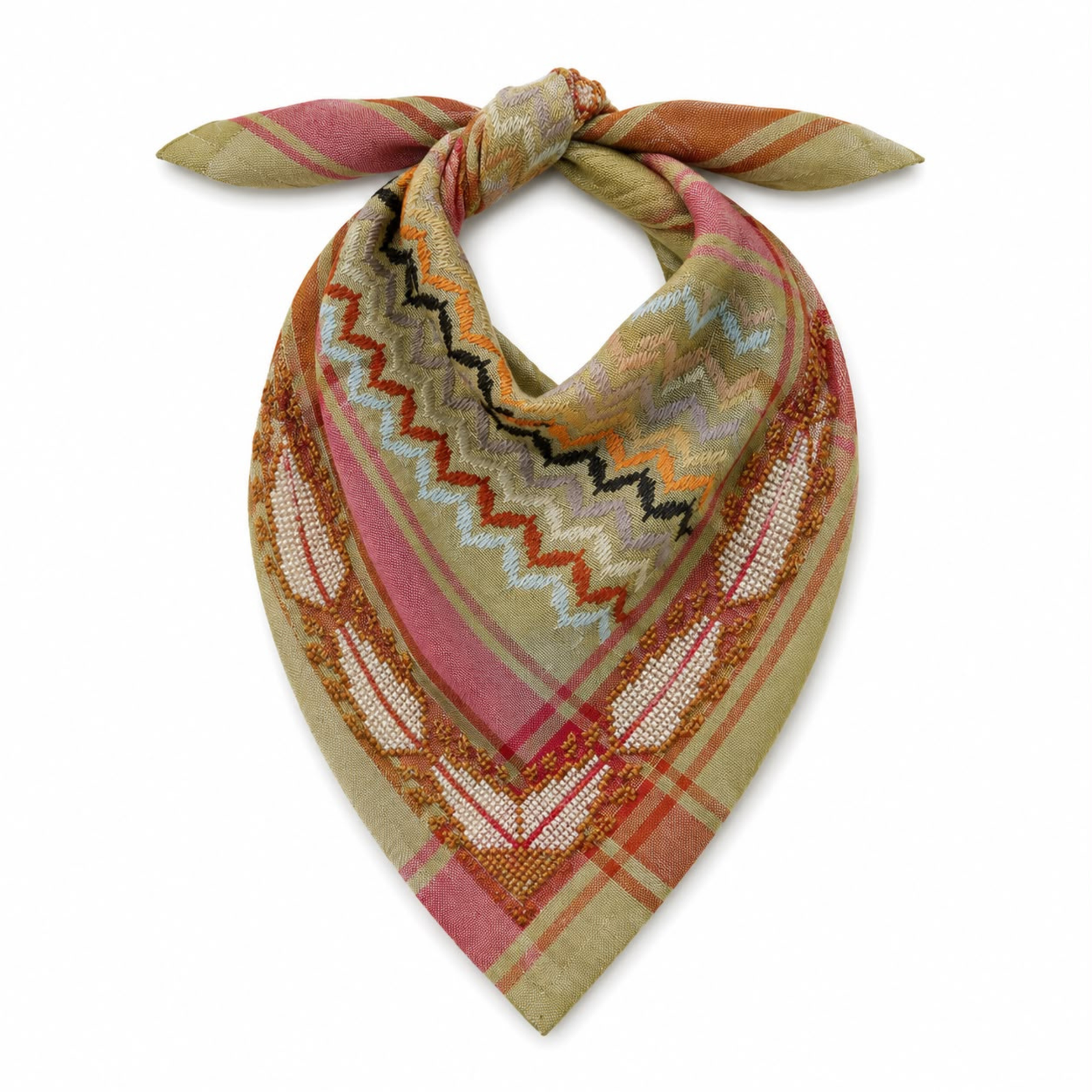 MINI MULTICOLOR COTTON KEFFIYEH