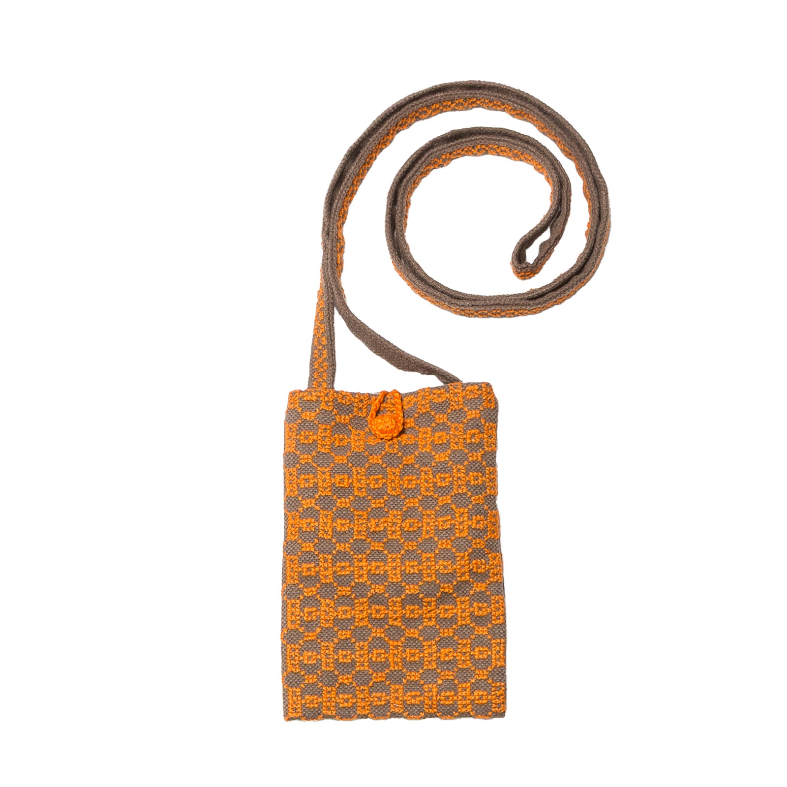 Orange on Brown