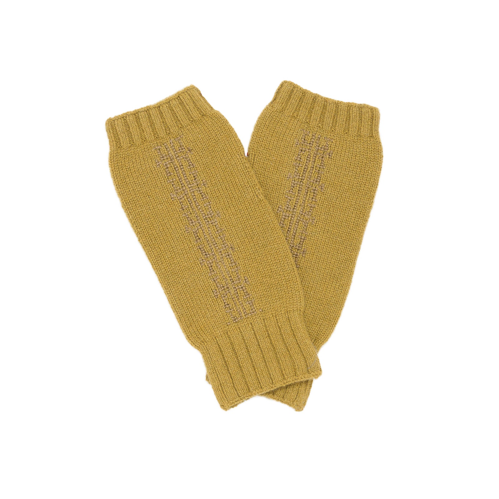 TIGERS' EYE CASHMERE MITTENS