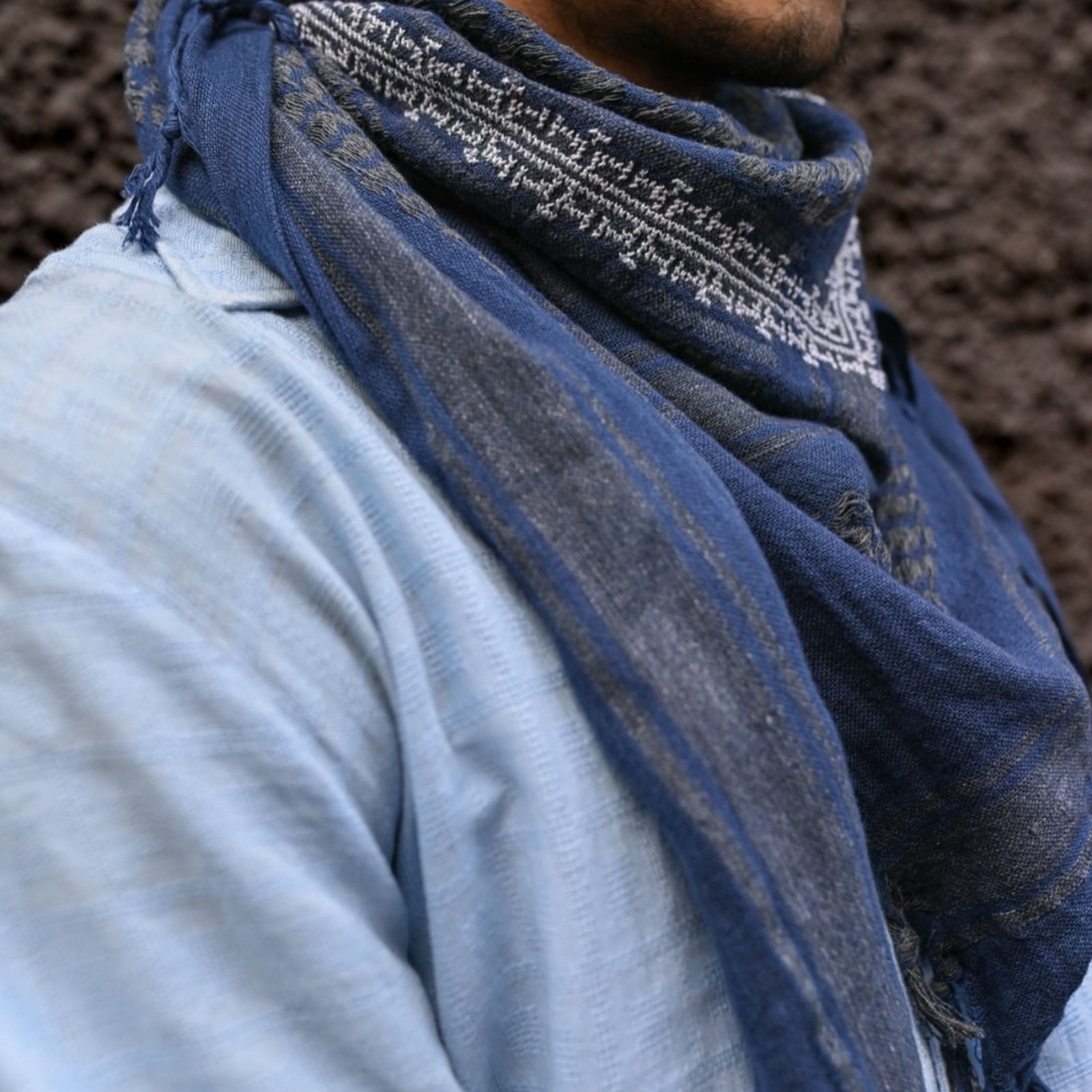 Graphite & Dark Blue