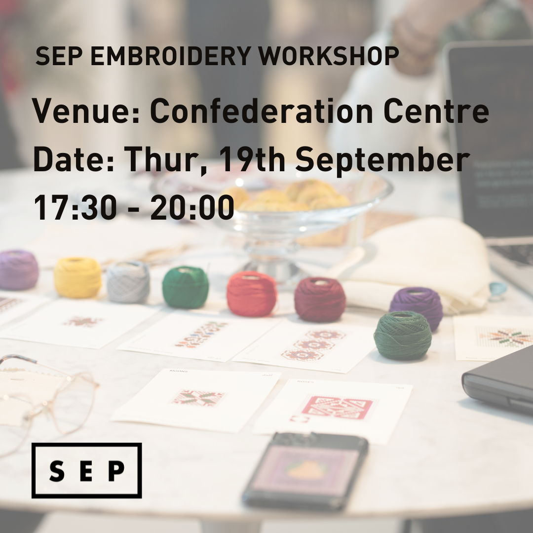 SEP TATREEZ EMBROIDERY WORKSHOP | GENEVA