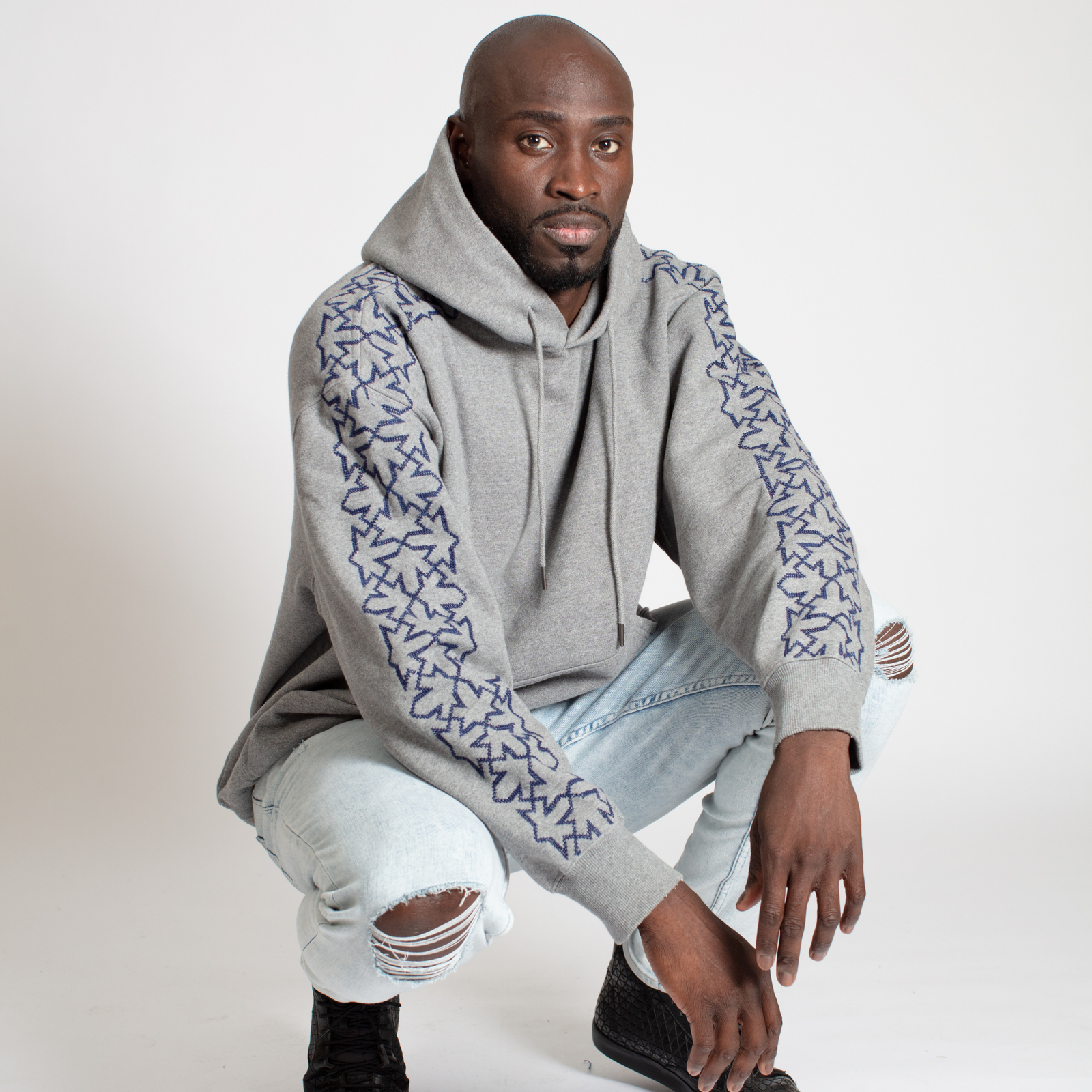 ORGANIC COTTON HOODIE GRAY SULTAN HAN